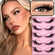 Ресницы накладные на ленте Fox Eye, 5 пар, Черные - изображение 4
