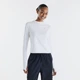 Женский белый лонгслив New Balance Athletics Crafted 38 (M) (WT6249R9SST) - изображение 1