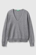 Светр Benetton 44(M) Сірий (153929) - зображення 1