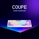 Беспроводная механическая игровая Bluetooth клавиатура Proove Gaming Coupe формата 75% 82 клавиш компактная с RGB-подсветкой USB 2.4ГГц белая - изображение 2