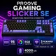 Беспроводная механическая игровая Bluetooth клавиатура Proove Gaming Slicker SE формата 98% 98 клавиш RGB-подсветка USB 2.4ГГц Чорная - изображение 1