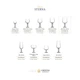 Набір келихів для вина Bohemia Klaudie (Sterna) 4S149/00000/340 (340 мл, 6 шт) - зображення 3