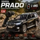 Радиоуправляемая машинка Toyota Land Cruiser Prado 1:24 на пульте управления, металлическая RC модель, свет, звук, аккумулятор - изображение 1