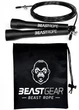 Швидкісна скакалка Beast Gear Beast Rope з можливістю регулювання та сталевим тросом для фітнесу, боксу та кросфіту - зображення 6