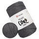 Пряжа YarnArt Macrame Cord 3 мм, темно-сірий №758 — трикотажний шнур 250 г / 85 м для в’язання сумок, іграшок, килимків, макраме, товста пряжа - зображення 1
