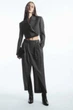 Блейзер жіночий COS deconstructed cropped wool blazer 1192145001 Eur 34 Сірий - изображение 3