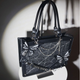 Сумка в стиле Лолита чёрная Lolita Bag Black 35x25x10 см - изображение 4