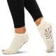 Носки для йоги та пілатесу із закритими пальцями нековзні BLOOM YOGA SOCKS LB7081 (хлопок, спандекс, еластан, PVC, р-р 36-41, білий) - зображення 4