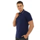 Футболка поло LIDONG LD-8518 (хлопок 80%, купро (cupro) 20%, вес 210 гр, размер L, Темно-синий) - изображение 3
