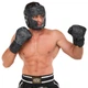 Перчатки боксерские кожаные тренировочные на липучке Fistrage Fight Gear 6465 размер 12 унций Black-Grey - изображение 7