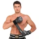 Перчатки крабы кожаные спарринговые для MMA тренировочные с открытыми пальцами Fistrage 6479 размер M Black-Grey - изображение 7
