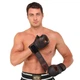 Перчатки крабы кожаные спарринговые для MMA тренировочные с открытыми пальцами Fistrage 6457 размер L Black-Burgundy - изображение 7