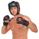 Перчатки крабы спарринговые для MMA тренировочные с открытыми пальцами Fistrage 6493 размер XL Black-Red - зображення 8