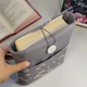 Текстильный чехол для книг высотой до 22 см, чехол для книги на пуговице, чехол для бумажной книги - изображение 2