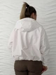 Женская куртка-ветровка с контрастной подкладкой белый-розовая 30327/one size - изображение 3