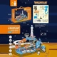 Дитячий ігровий трек Космічна станція ZX 006 A (парковка, англійське озвучення, мелодії, ракета зі світлом і звуком, автопідіймач, механо-ліфт) - зображення 5