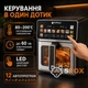 Аэрогриль мультипечь без масла HOFFMANS HM-796 с сенсорным экраном |2200Вт, 8л, 10 программ, 2 тена| - изображение 4