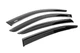 Вітровики з чорним молдингом Niken Luxury (4 шт) для BMW 3 серія E90/E91 2005-2011 рр - зображення 3