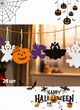 Набір фетрових декорацій на Хелловін, 28 шт., Halloween Decorations, LIVARNO HOME - зображення 2