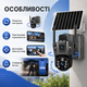 Уличная IP-камера TP18 4G Solar PTZ 6 МП чёрная Автономное видеонаблюдение с солнечной панелью Поворотное устройство без Wi-Fi Беспроводная система безопасности с SIM-картой - изображение 3