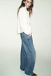 Поплінова блуза з воланами Zara 2011/255 XS Біла (02011255250XS) - изображение 3