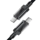 Дата кабель Acefast C12-03 Type-C to Type-C 60W (1.2m) Black - 00000088092_1 - изображение 4