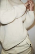 Трикотажний светр з асиметричним низом Zara 3920/014 S Молочна (03920014712S) - зображення 4