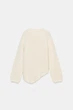 Трикотажний светр з асиметричним низом Zara 3920/014 S Молочна (03920014712S) - зображення 5