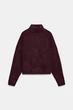 М'який трикотажний светр із високим коміром Zara 2142/170 XL Бордовий (02142170681XL) - зображення 4