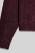М'який трикотажний светр із високим коміром Zara 2142/170 XL Бордовий (02142170681XL) - зображення 6
