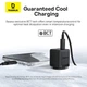 Сетевое зарядное устройство Baseus Palm PD/QC 30W USB-C | USB-A with USB-C to USB-C Cable 1 m Black (P1011160A113-01) - изображение 8