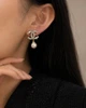 Жіночі сережки Chanel Crystal Pearl - изображение 2