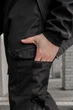 Чоловічі штани карго Softshell демісезонні водостійкі без флісу Easy Intruder 5XL Чорні - зображення 6