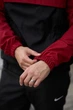 Мужской демисезонный анорак вітровка водостойкий из плащевки с карманом President Intruder 2XL Красно Черный - изображение 10