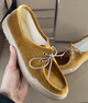 Жіночі велюрові мокасини MELANIA Premium Litma жовті (36–42 р.) 36 - изображение 7