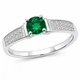 Кольцо серебряное фантазия с фианитами Silver Style 17.5 р. (10904.50 sku:2300103960095) - изображение 1