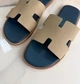Тапочки Hermes Izmir Beige Navy 44 - изображение 2