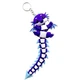 3D Брелоки FLEXI DRAGON LONG TAIL/ ДРАКОН ХВОСТИК KEYCHAIN, 3D печать - изображение 1