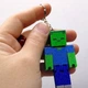 3D Брелоки MINECRAFT / МАЙНКРАФТ ZOMBIE / ЗОМБи KEYCHAIN, 3D печать 5244729 - изображение 3