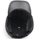 Чоловіча шкіряна кепка-бейсболка з натуральної шкіри барана з вушками та флісовою підкладкою, чорна - зображення 9