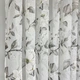 Тюль Magnolia 200x240 см с цветочным принтом Бело-серый (YH8541-200) - изображение 3