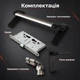 Система Антипаніка врізна Apecs PB-1300A-Panic-BL/SL для евакуаційного виходу та протипожежних дверей чорний - зображення 2