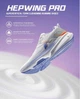 Кроссовки Kelme HEPWING PRO унисекс бело-фиолетовые 8435YX5782.9118 Kelme 42 - изображение 2