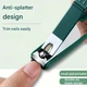 Кусачки - Книпсер "Manicure" для ногтей с контейнером / Щипцы для маникюра, педикюра / Dark Blue(01877) - изображение 8