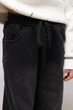 Джинси для дівчинки YUKI wide leg темно-сірий 128 ЦБ-00286567 - изображение 4