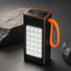 Павербанк Hoco JA88A Power Bank 100000 mAh 22.5W портативний зовнішній акумулятор з LED‑ліхтариком швидка зарядка універсальна батарея для телефону смартфона iPhone Android планшета ноутбука чорний корпус ручка для перенесення - зображення 6