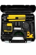 Лазерный уровень нивелир Laser Level Meter 3D-4D 2 аккумулятора 16 линий зеленый луч со штативом в кейсе желтый - изображение 2