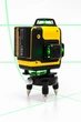 Лазерный уровень нивелир Laser Level Meter 3D-4D 2 аккумулятора 16 линий зеленый луч со штативом в кейсе желтый - изображение 3