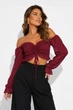 Кофта женская однотонная фиолетового цвета Fashion размер 44 (217742) - изображение 1