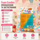 М'які жувальні цукерки Foam Candies 500 г повітряні вспінені ласощі зі смаком полуниці - зображення 3